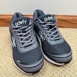 G-DEFY Women's Gray Mighty Walk Shoes 7 Sneaker Comfort Walking Veroshock